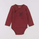 Vertbaudet - body rouge - 12 mois