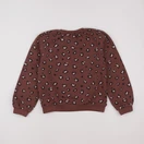 Vertbaudet - sweat rouge - 10 ans