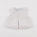 Jacadi - gilet blanc - 6 mois