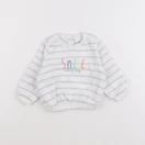 Tape à l'oeil - sweat bleu - 6 mois