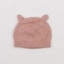 Vertbaudet - bonnet rose - 9/12 mois