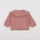 Vertbaudet - sweat rose - 18 mois