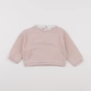 Vertbaudet - sweat rose - 18 mois
