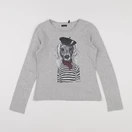 IKKS - tee-shirt gris - 10 ans