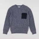 Mango - pull bleu - 9/10 ans