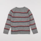 Monoprix - pull gris - 6 ans