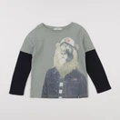 Mango - tee-shirt bleu - 5/6 ans