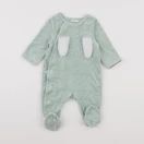 Tape à l'oeil - pyjama velours vert - 3 mois