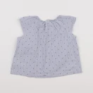H&M - blouse bleu - 3/6 mois