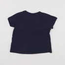 H&M - tee-shirt bleu - 3/6 mois
