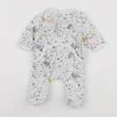 Vertbaudet - pyjama velours bleu - 1 mois