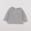 H&M - tee-shirt gris - 3/6 mois