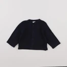 Petit Bateau - gilet bleu - 6 mois