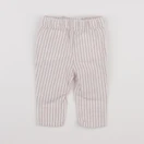 Vertbaudet - pantalon beige - 6 mois