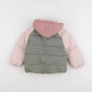 Tape à l'oeil - doudoune vert, rose - 2/3 ans