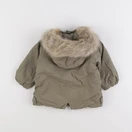 Zara - doudoune vert - 9/12 mois