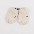 Vertbaudet - moufles beige - 24/36 mois