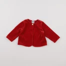 Petit Bateau - gilet rouge - 6 mois