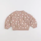 Vertbaudet - sweat rose - 24 mois
