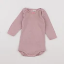 Petit Bateau - body rose - 6 mois