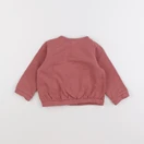 Vertbaudet - sweat rose - 24 mois
