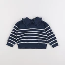 Vertbaudet - pull bleu - 24 mois
