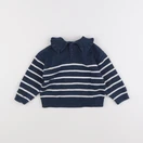 Vertbaudet - pull bleu - 24 mois