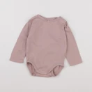 H&M - body rose - 9/12 mois