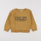 Tape à l'oeil - sweat jaune - 3 ans