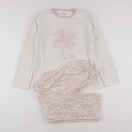 Vertbaudet - pyjama velours rose - 14 ans