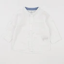 H&M - chemise blanc - 6/9 mois