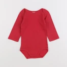 Petit Bateau - body rouge - 6 mois