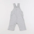 Petit Bateau - salopette gris - 3 mois
