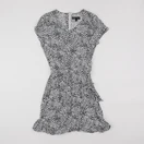 IKKS - robe blanc, noir - 12 ans