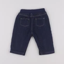 Petit Bateau - jegging doublé bleu - 3 mois