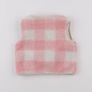Boutchou - gilet blanc, rose - 12 mois