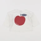 Tape à l'oeil - tee-shirt imprimé au dos blanc - 6 mois