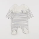 Tape à l'oeil - pyjama coton blanc - 1 mois