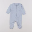 H&M - pyjama coton bleu - 0 mois