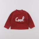 Boutchou - sweat rouge - 9 mois