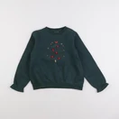 Vertbaudet - sweat vert - 8 ans