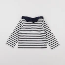 Jacadi - tee-shirt bleu, blanc - 24 mois
