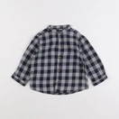 Boutchou - chemise bleu, gris - 18 mois