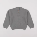 Quincy Mae - pull gris - 2/3 ans