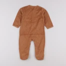 Vertbaudet - pyjama velours marron - 12 mois