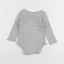 Vertbaudet - body gris - 12 mois