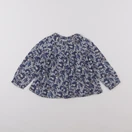 Zara - blouse bleu - 9/12 mois