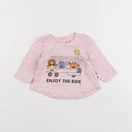 GAP - tee-shirt rose - 0/3 mois