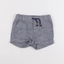 H&M - short bleu - 4/6 mois
