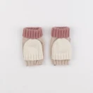 Vertbaudet - gants rose - 4/6 ans
